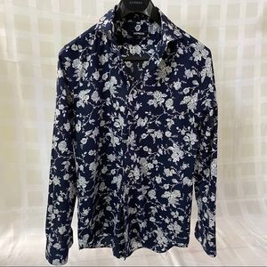 Floral Express button up dress shirt.